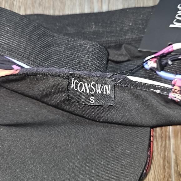 IconSwim Womens High Waisted Bikini Set Sz S Multicolor, Beach,Vacation - Picture 13 of 13